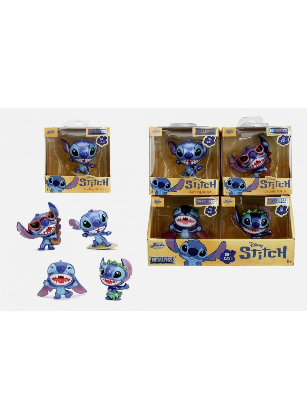 Jada Toys Disney Stitch Collectible Figure, 1 Piece, Assorted Styles, for Ages 8+