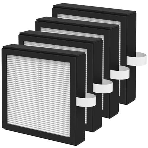 XBWW 4 Pack DH02 3-in-1 Activated Carbon Replacement Filter Compatible with Tenergy Sorbi DH02 2 in 1 Dehumidifier(1000ML), Afloia AQ8 Q8 / Honati DP2201/ Hysure Q7 Air Purifi-er
