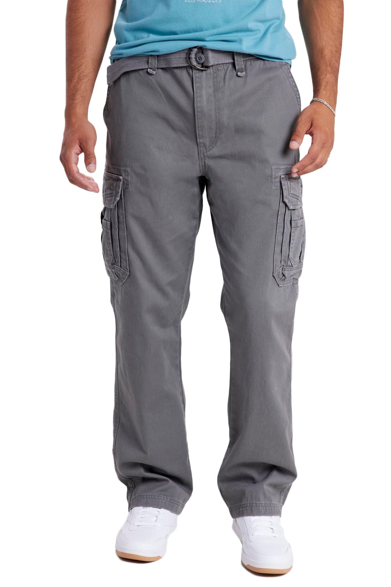 UNIONBAY mens Survivor Iv Relaxed Fit Cargo Reg and Big Tall Sizes Casual Pants Grey Goose 30W x 32L US