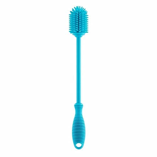 Chicco Baby Feeding Bottle Cleaning Brush with Easy Grip Handle, Soft Nylon Bristles for 360 Degree Cleaning