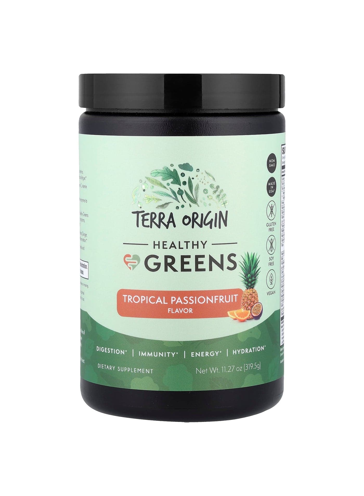Healthy Greens, Tropical Passionfruit, 11.27 oz (319.5 g)