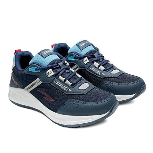 ASIAN Men's NEXON-13 Sports Running,Walking,Gym Shoes with Lightweight Eva Sole with Casual Sneaker Shoes for Men's & Boy's Navy Blue