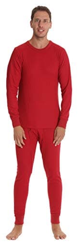At The Buzzer Thermal Underwear Set for Men 95962-Red-XXL