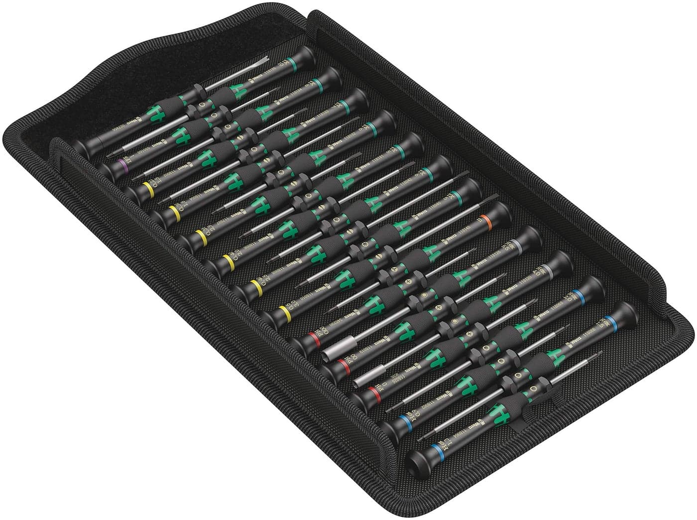 Wera - 5134000001 Kraftform Micro Precision Big Pack 1 Screwdriver Set for Electronic Applications, 25 Pieces