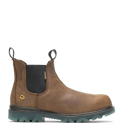 Wolverine Men's I-90 Waterproof Composite-Toe Romeo Slip-On Boot, Sudan Brown, 13 Extra Wide US