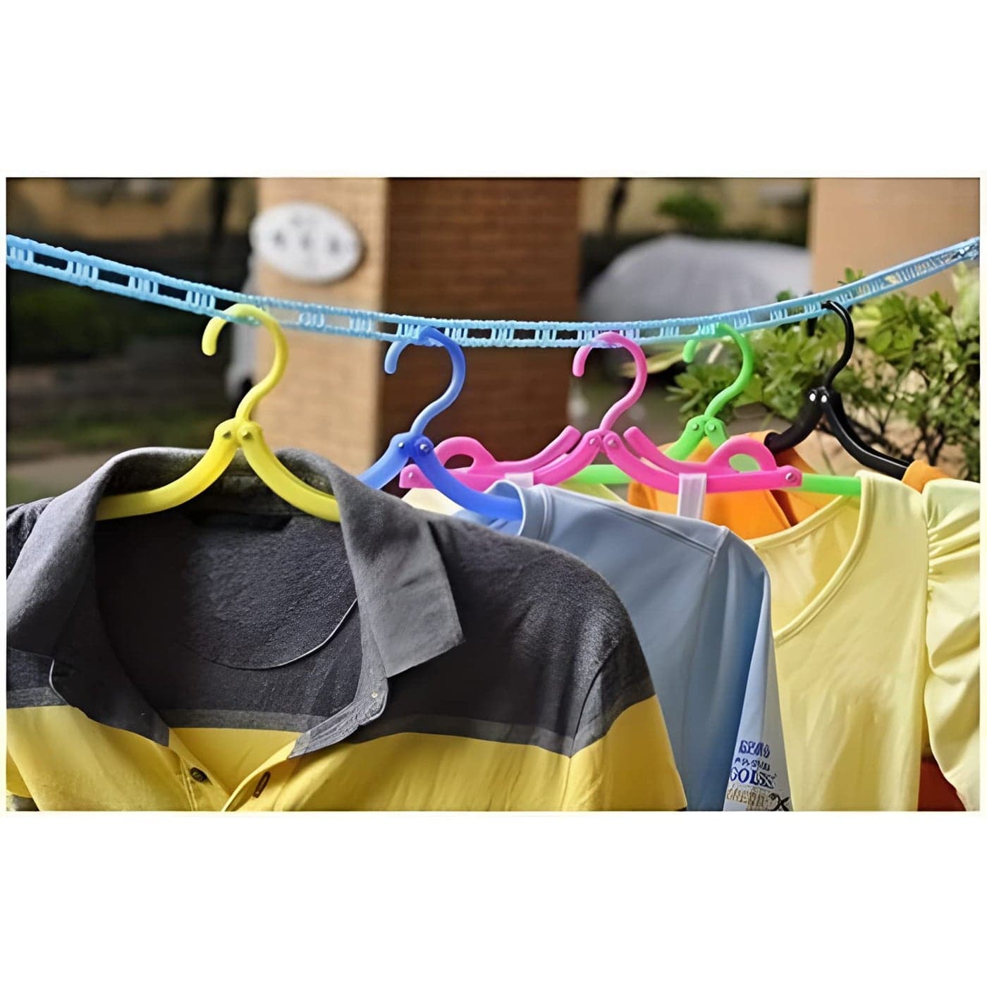 Rhonnium Windproof Drying Nylon Rope with Hooks