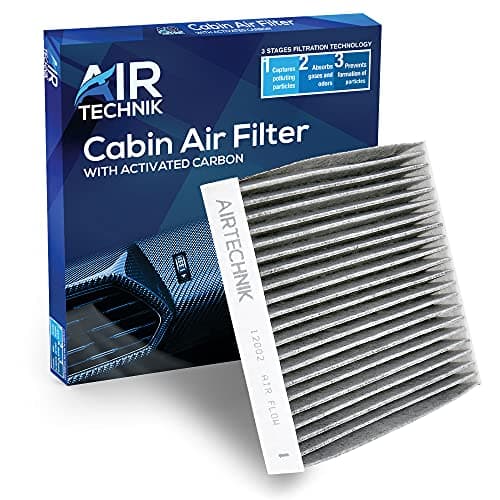 AirTechnik CF12002 Cabin Air Filter w/Activated Carbon | Fits Kia Soul 2015-2019, Soul EV 2015-2019 - 97133-B2000