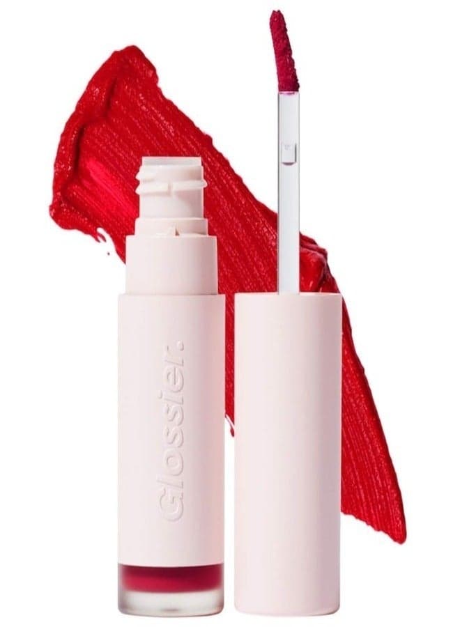 Glossier G Suit Soft Touch Lip Crème , Jet - bright red-blue 6ml - Long-Lasting Velvet Matte Finish