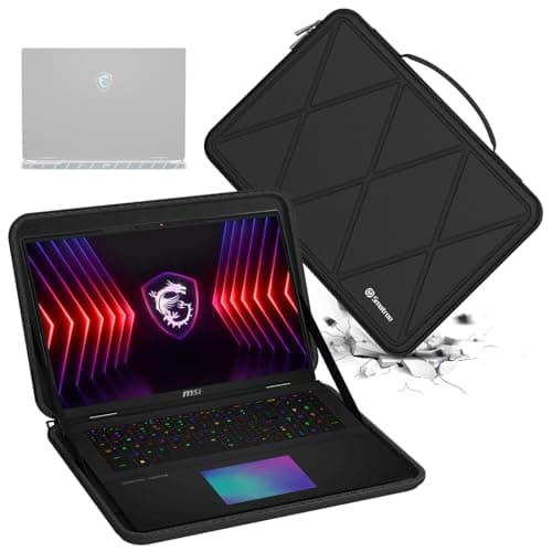 Smatree Hard EVA Protective Sleeve Compatible for 18 inch MSI Titan 18 HX A2XWJG-440US, for 18 inch MSI Titan 18 HX A14VIG-270US Case (X8332)