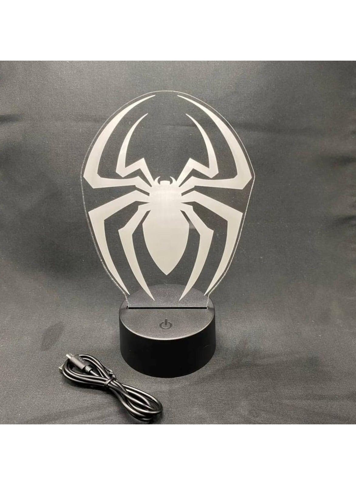 Spiderman LED Lamp for Kids and Teens Yellow