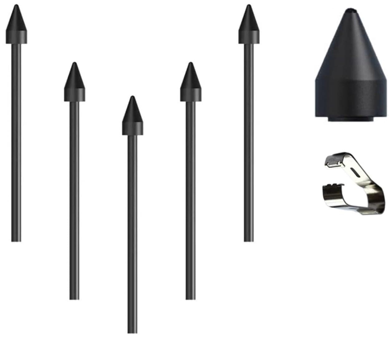 5PCS OEM Tab S7 Soft Tips/Nibs Replacement for Samsung Galaxy Tab S7/S7 Plus/S7 FE Stylus S Pen (Tab S7)