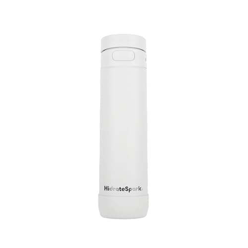 HidrateSpark PRO 2 21 oz Smart Ready Water Bottle with Silicone Boot - Chug White