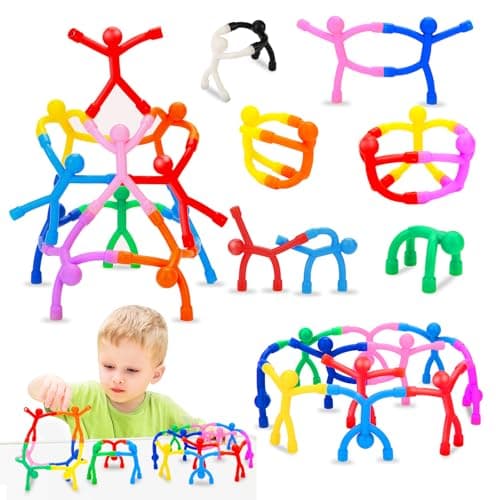 YOTNUS 36Pcs MagneticPeopleMagnetMen Magnetic Travel Toys for Kids Creative Portable and Educational Funny Magnets for Kids Small Toys for Classroom Prizes Easter Egg Stuffers Office