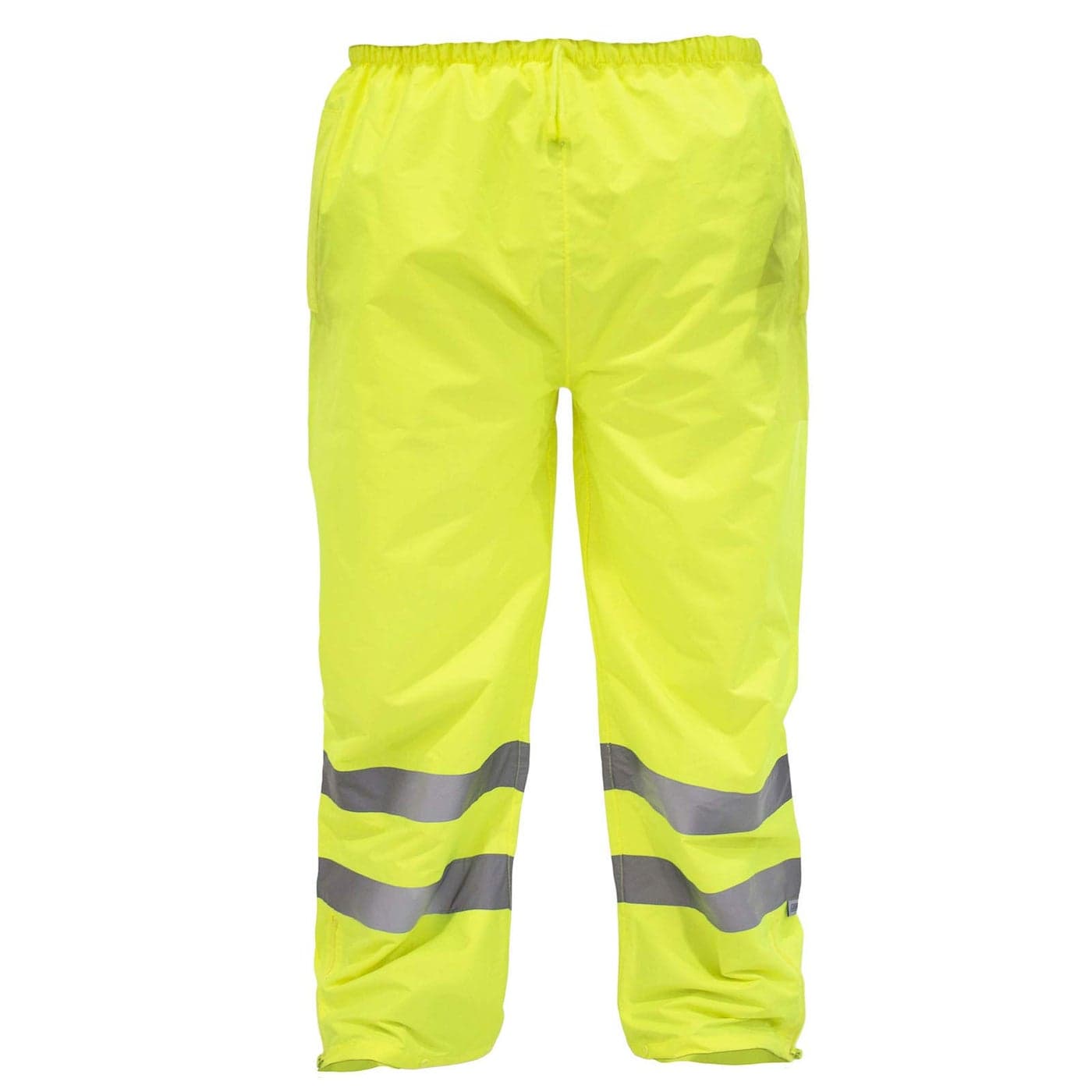 JORESTECH Safety Rain Pants Reflective High Visibility YellowLime ANSI Class E 150D Heavy Duty PANTS03 XL