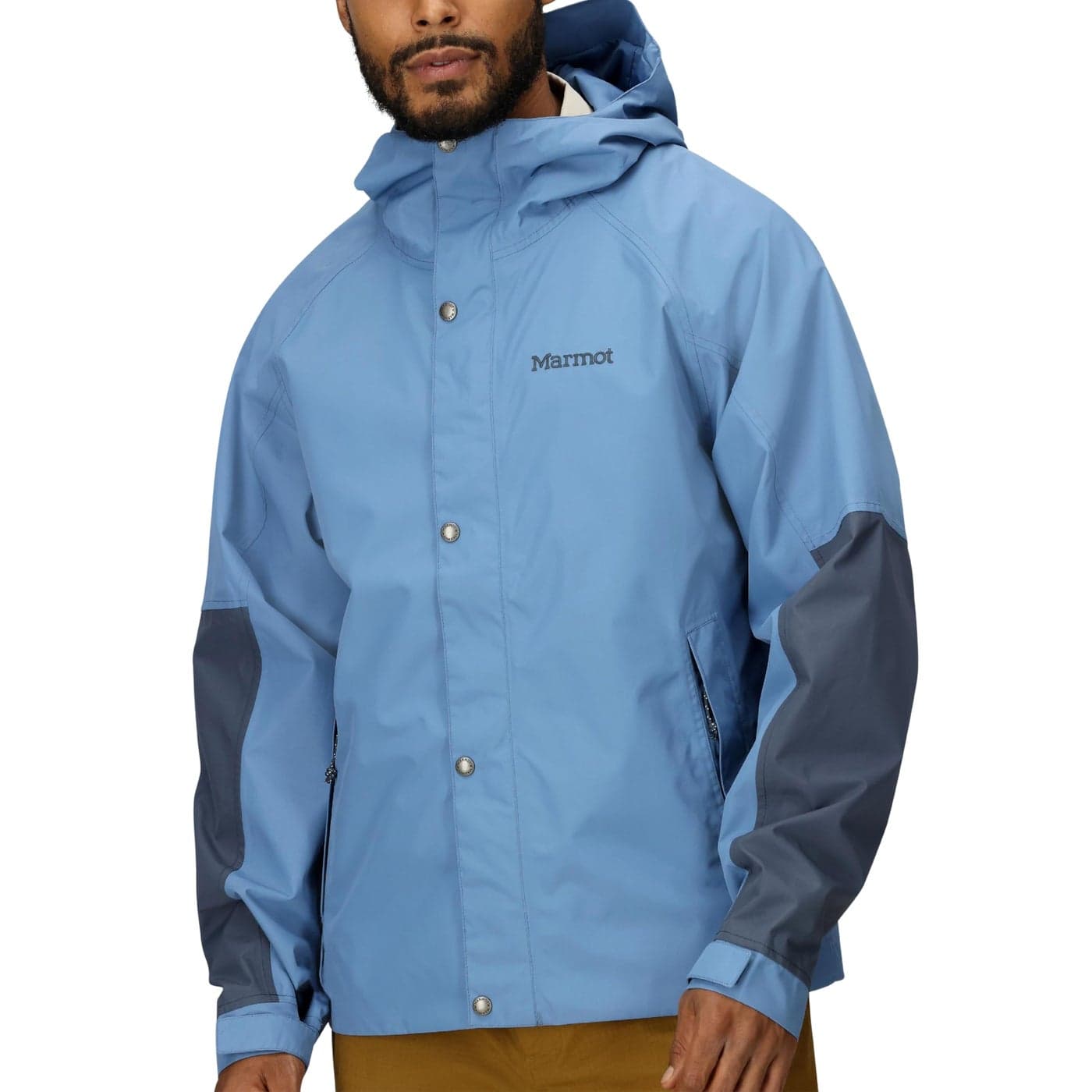 MARMOT Mens Cascade Durable Waterproof Rain Jacket Rain CloudThunderhead Large