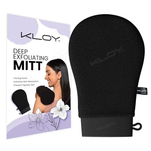 KLOY Bathing Mitt/Glove for Exfoliation, Body Scrubber, Made of Viscose Rayon Fiber