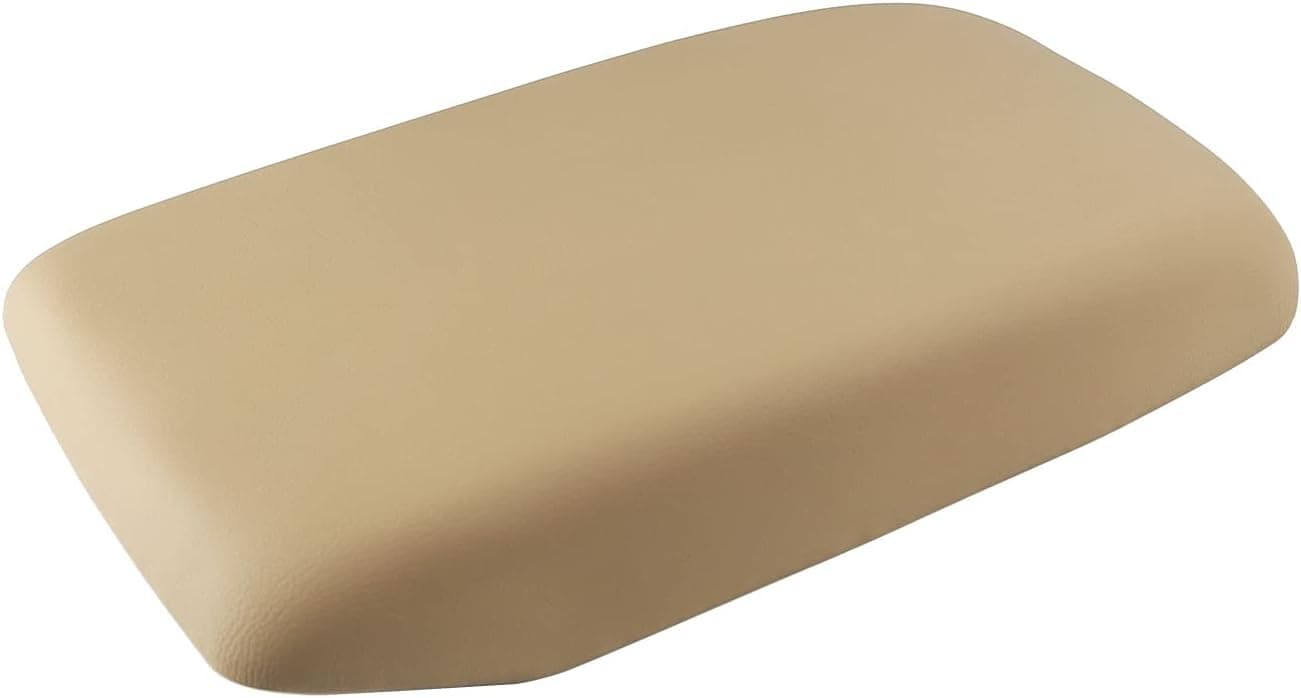 VANJING Leather Center Console Armrest Lid Kit for Toyota Highlander 2008-2014 - Beige