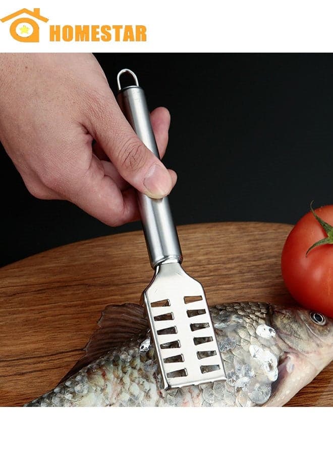 Stainless Steel Durable Cleaning Fish Scales Scrape, Fish Scale Tool, Easy to Use, Portable