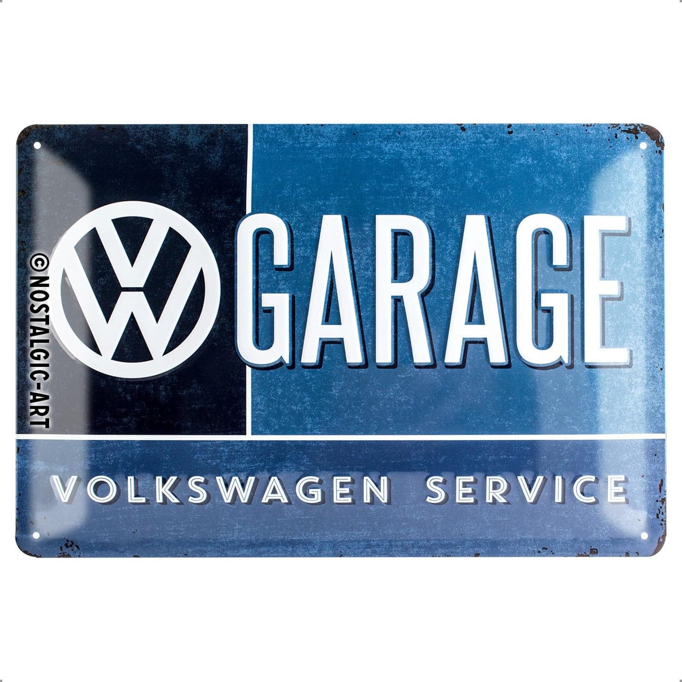 NostalgicArt Retro tin sign 79 x 118 VW Garage VW Bus Gift idea Official License Product OLP made of metal vintage design