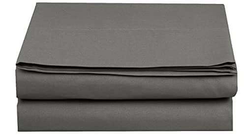 Elegant Comfort Premium Hotel Quality 1Piece Flat Sheet Luxury Softest 1500 Thread Count Egyptian Quality Bedding Flat Sheet Wrinkle Stain and Fade Resistant King Grey