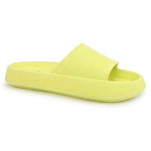 Hygear Women Moulded Slipper-HG-WE-1013-Neon-3, Green,3 Uk
