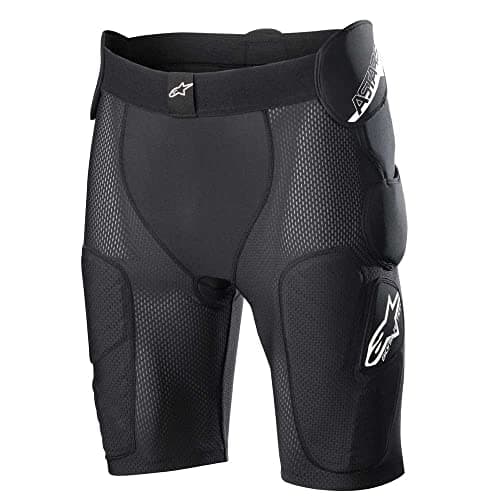 Alpinestars 6507823-10-L: Bionic Action Protection Shorts Black Lg