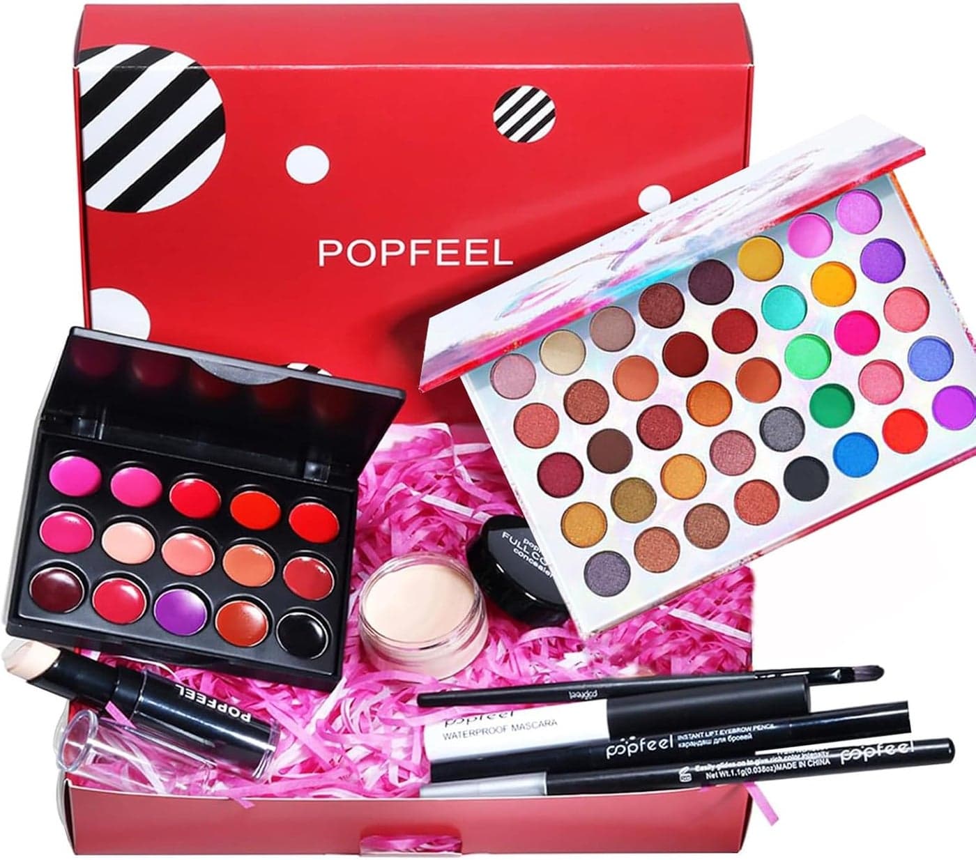 All in One Makeup Kit for Women Full Kit Makeup Sets Essential Bundle Includes Eyeshadow Palette Lip Gloss Concealer Mascara Eyeliner Travel Makeup Kit Makeup Gift Set for Women Girls