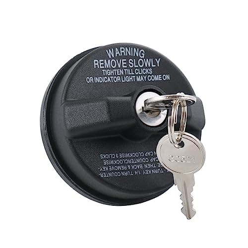 Locking Gas Cap, Lock Fuel Tank Cap Compatible with Toyota Tacoma, 4Runner, Camry - Chevy Silverado 1500, Cruze, Malibu, Camaro - Nissan Altima, Titan, Murano, Sentra, NV1500