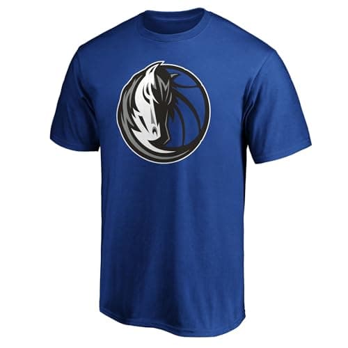 NBA Kids Youth 820 Official Team Color Polyester Performance Primary Logo Short Sleeve TShirt Dallas Mavericks Blue 1012