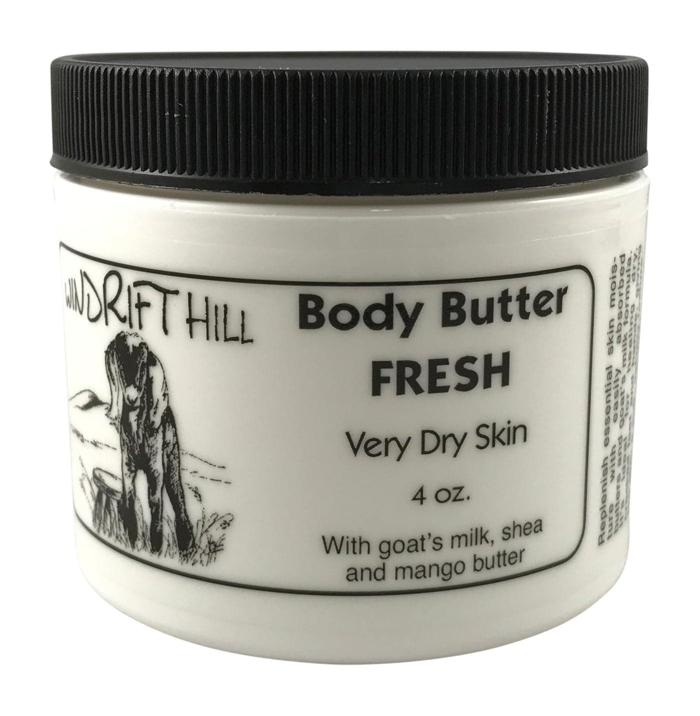 Windrift Hill Body Butter for Very Dry Skin Fresh lily and grapefruit
