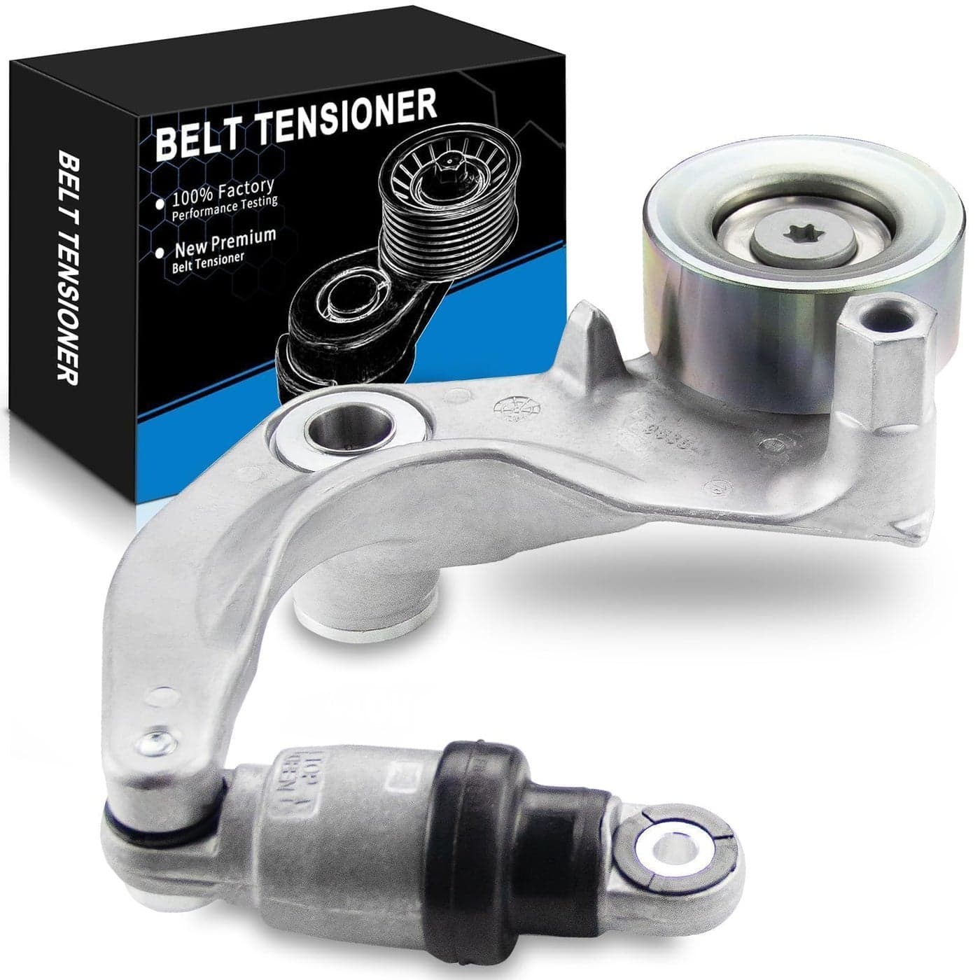 SZKAIDAG Belt Tensioner Assembly with Pulley forHonda Civic 2012 2013 2014 2015 18L L4 Belt Tensioner Replace OE 39385 3117051BH01 31170R0A015 31170R0A005 31170R0A025 3117051BH02 89600 49470