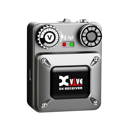 Xvive U4R Wireless in-Ear Monitor System Receiver for Studio, Band Rehearsal, Live Performance (U4R Only)
