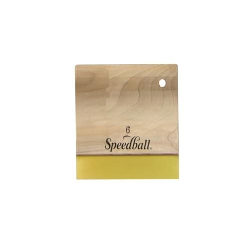 Speedball Urethane Squeegee, 6-Inch for Silk Screen Printing Graphics on Paper, Cardboard, and Wood