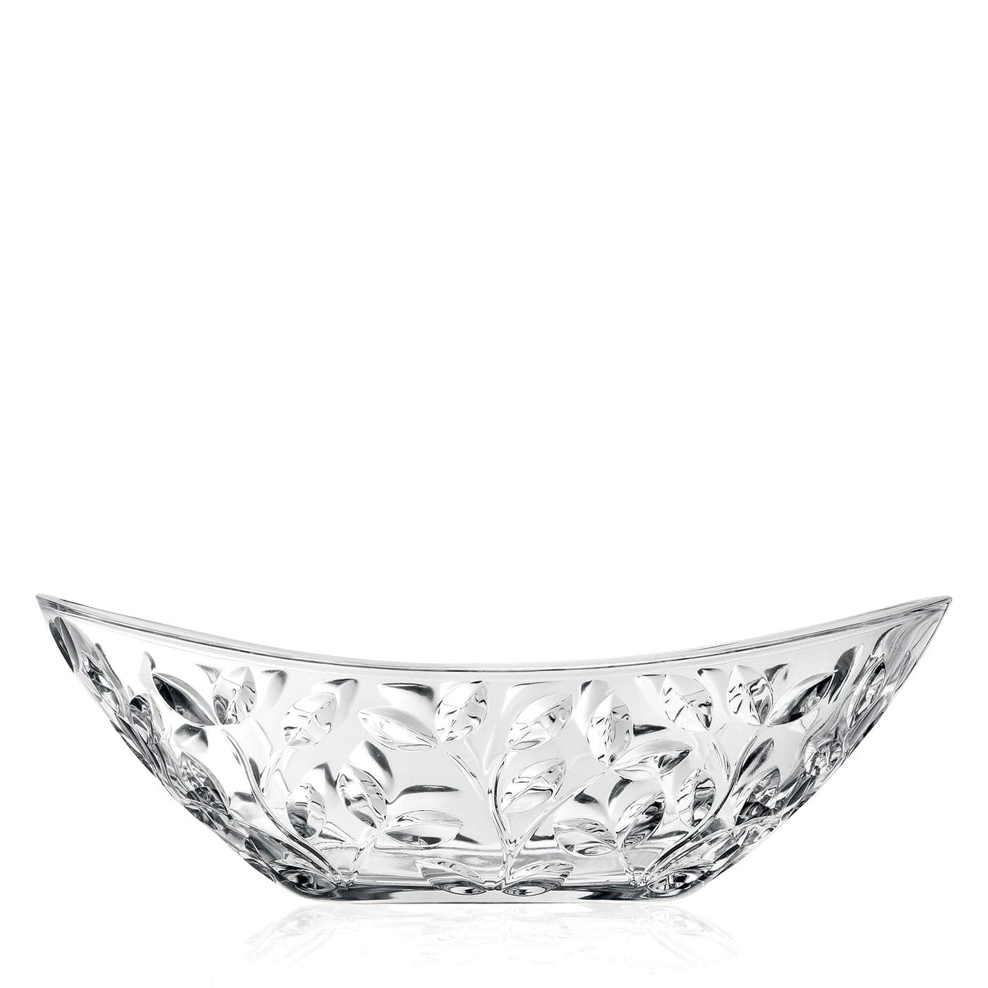 Lorren Home Trends Laurus 135 Crystal Oval Bowl