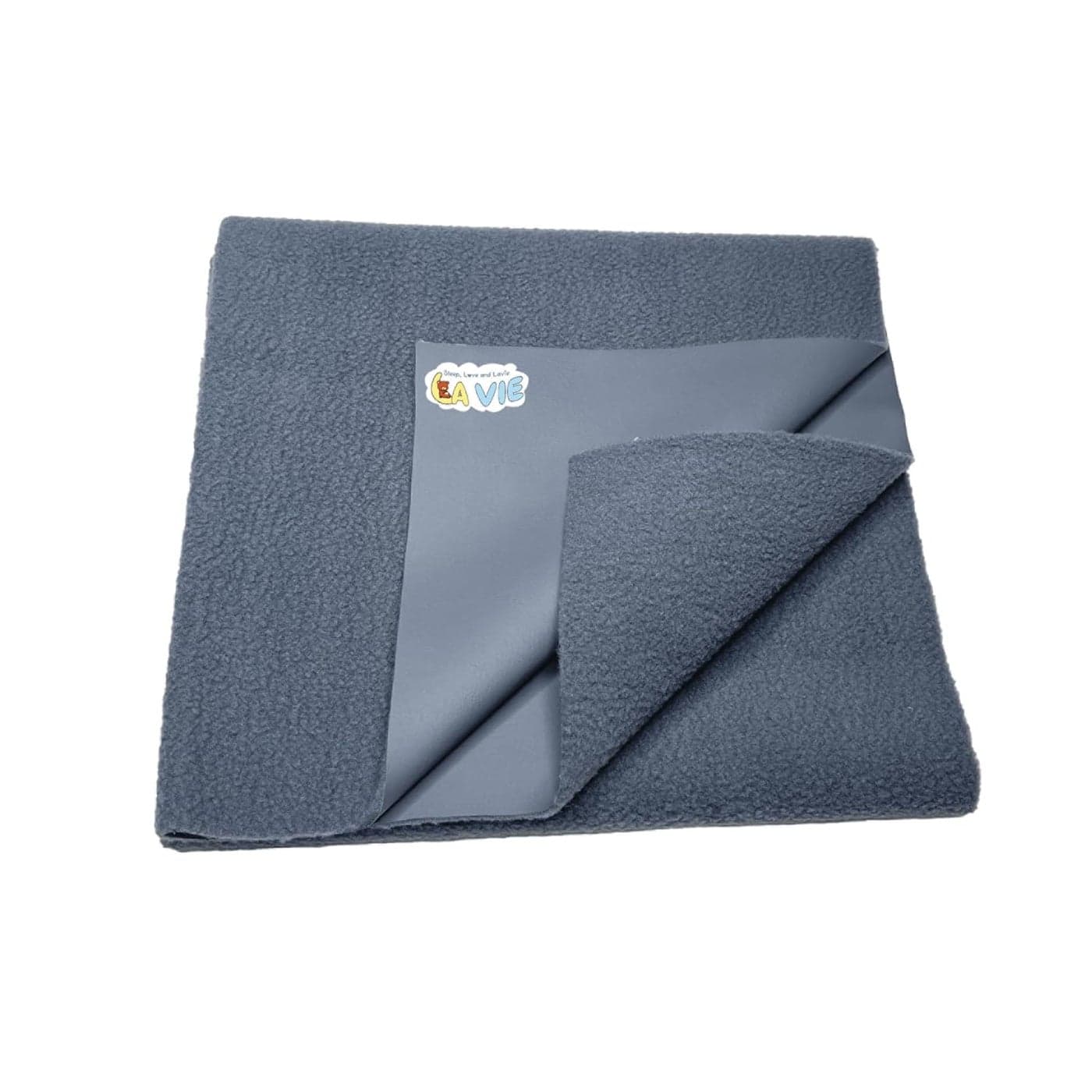 La Vie Baby Dry Sheets Extra Absorbent Quick Dry Sheet for New Born Babies Bed Protector Mattress Reusable Waterproof Baby Cot Sheet for Toddler Infant Pebble Grey 70cm x 100cm