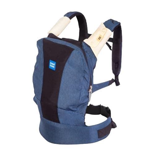 Mee Mee Comfy Newborn Baby Carrier with 4 Carry Modes | Lightweight & Adjustable Sling with Neck Support, Padded Waist & Shoulder Straps | Safety Buckle & Detachable Hip Seat for 0–2 Years (Navy Blue)