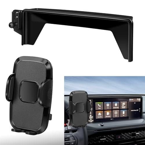 Peleus Car Phone Holder for 2023 2024 2025 Honda Accord Hybird Car Phone Mount for Honda Accord Hybird with12.3-Inch Screen Fit for Most Smartphones Cell Phone Automobile Cradles(NOT FIT LX EX)