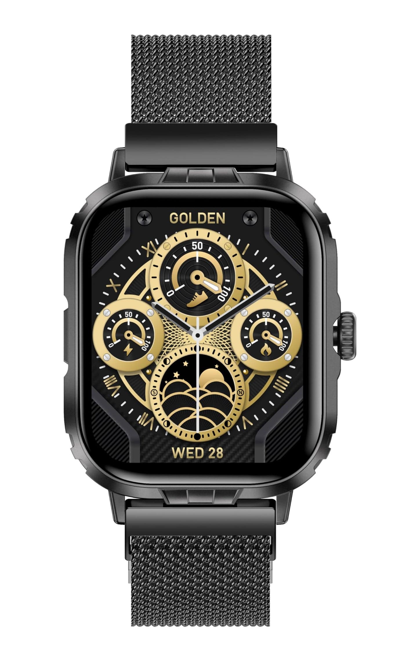 TIMEX iConnect Go+ 1.83"(4.64 cm) Display with Metallic Body and BT Calling Smartwatch for Unisex - TWIXW1002T