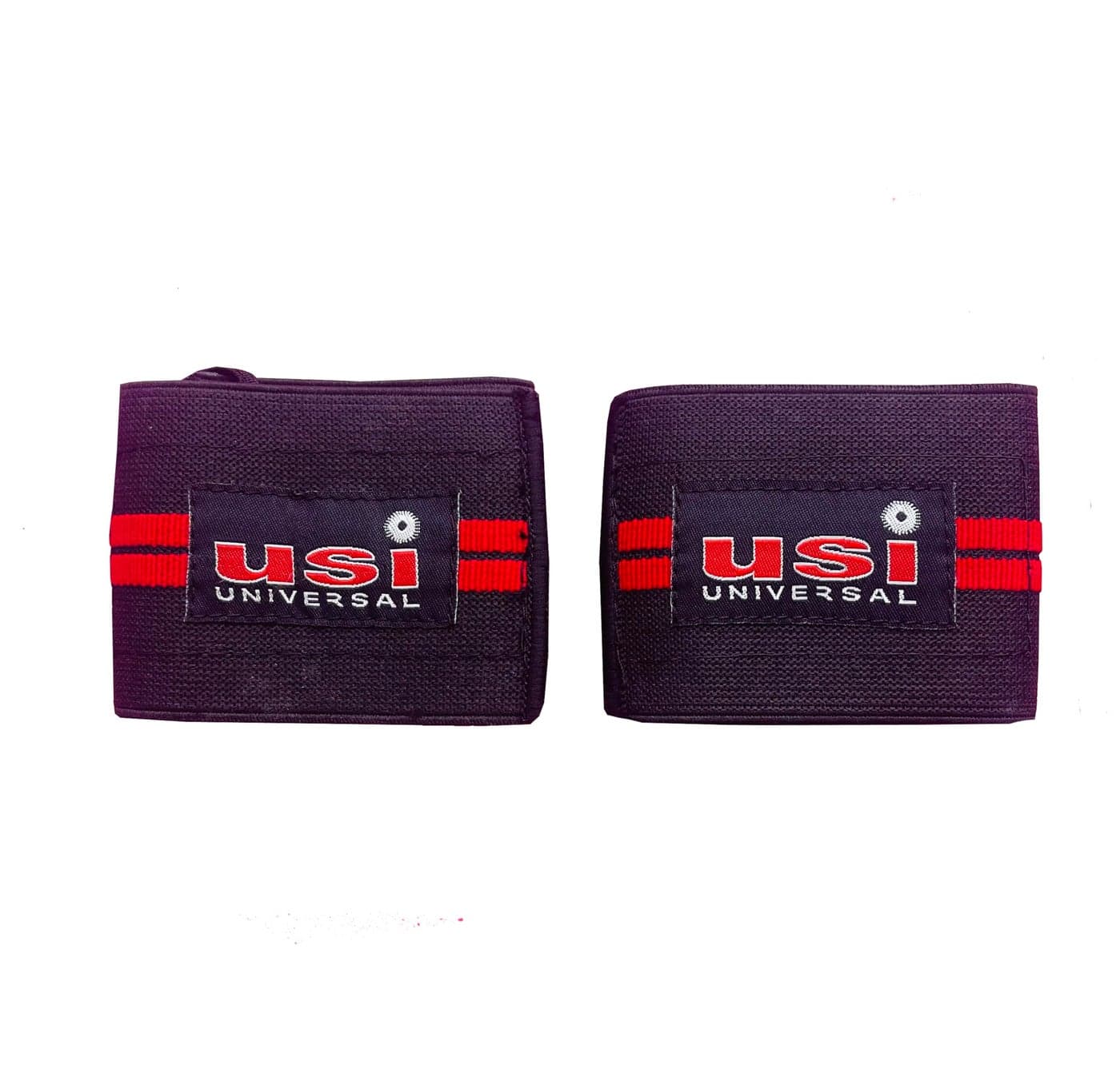 USI UNIVERSAL Wrist Support, 733WW 2-Line Wrist Wraps For Powerlifting, Strength Training With 2 Line Strong Elastic Construction Hook & Loop Closure Comfortable Because of Plush Finish