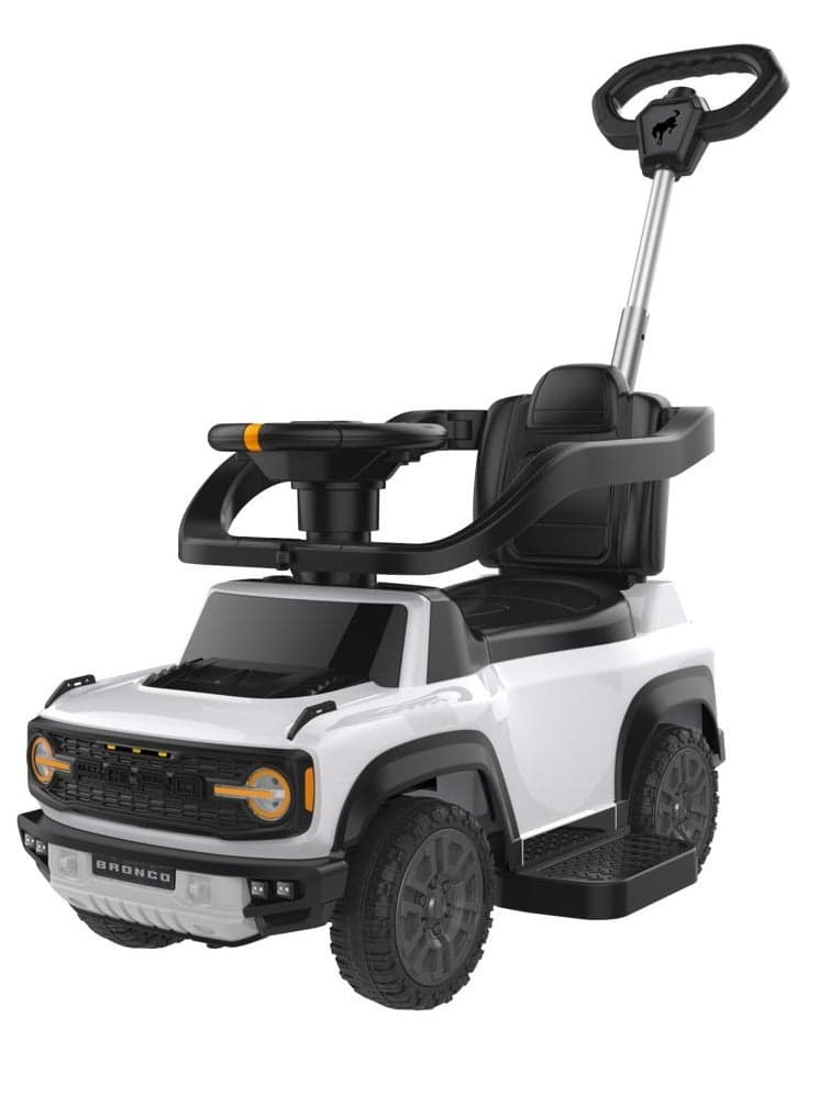 Ford Bronco Push Car White 6188-P