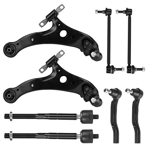 Front Lower Control Arms Suspension Kit Fit for Toyota Sienna 2004 2005 2006 2007 2008 2009 2010, 8pcs Set