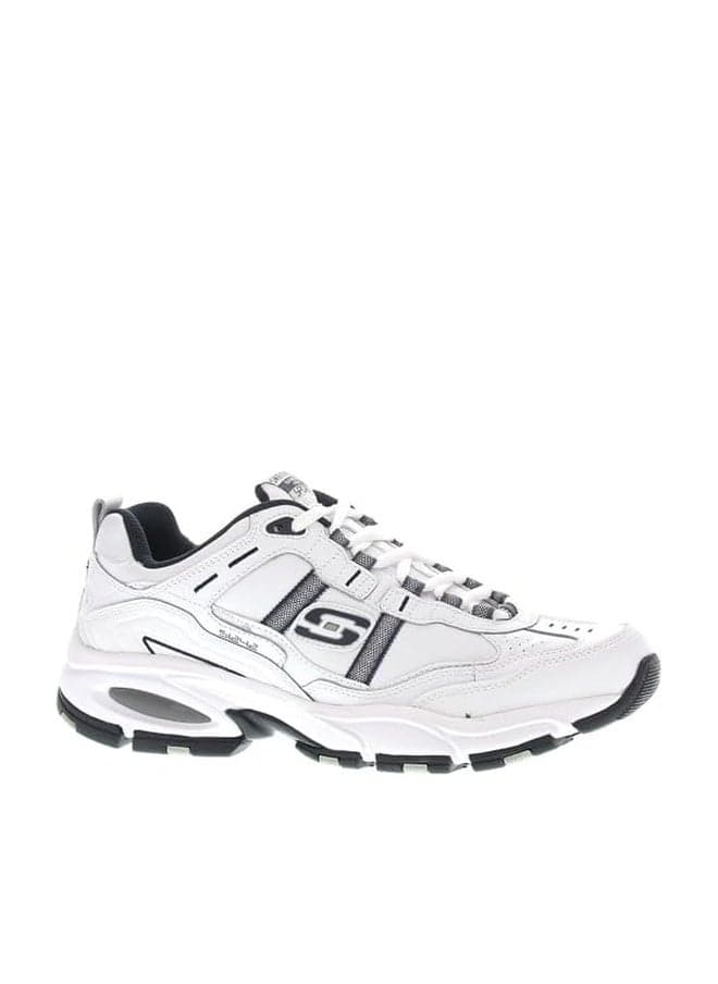 Skechers Men's Vigor 2.0 Serpentine Sneaker, White/Charcoal, 8.5 Wide