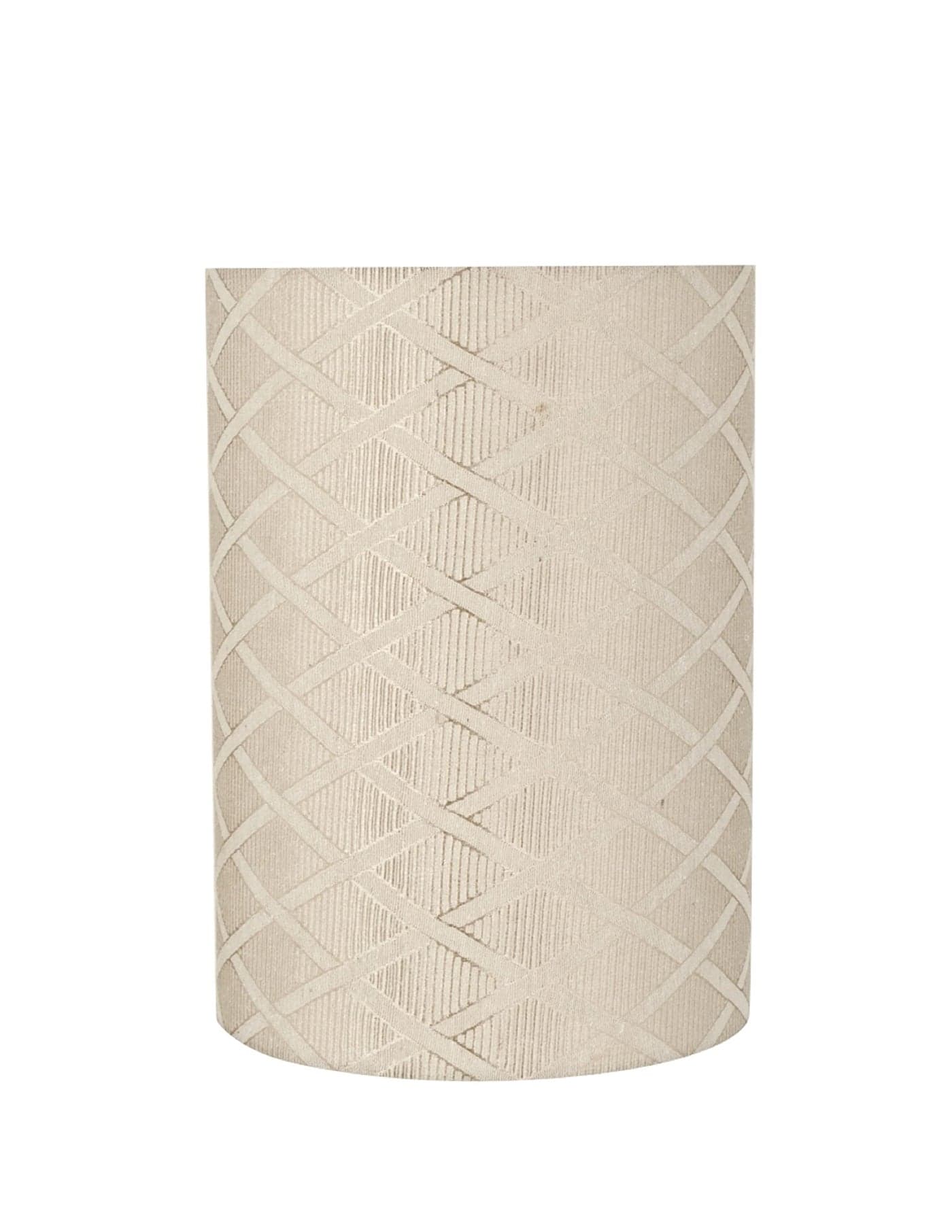 Aspen Creative 31262 Transitional Drum (Cylinder) Shaped Spider Construction Lamp Shade in Tan, 8" wide (8" x 8" x 11")
