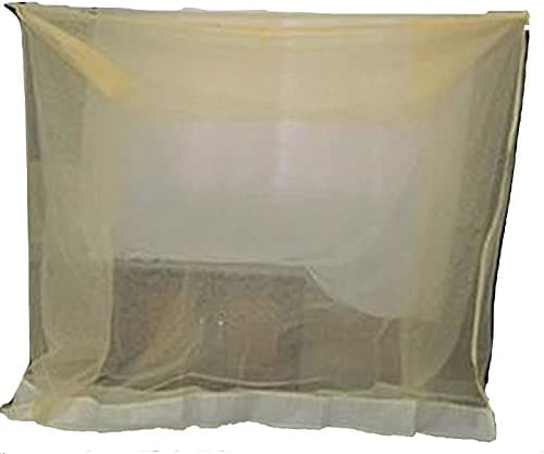 Dreams Double Bed Mosquito net Light Weight (Ivory, 6 x 6.5 ft Double Bed)