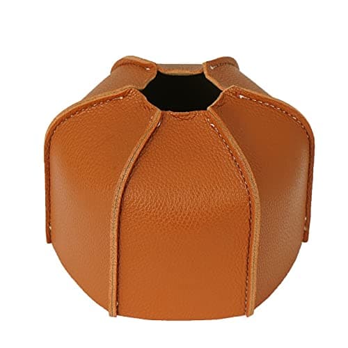 BORDSTRACT PU Leather Camping Fuel Gas Canister Cover Protector Gas Tank Cover Gas Cylinder Storage Protector 230g450g 230g