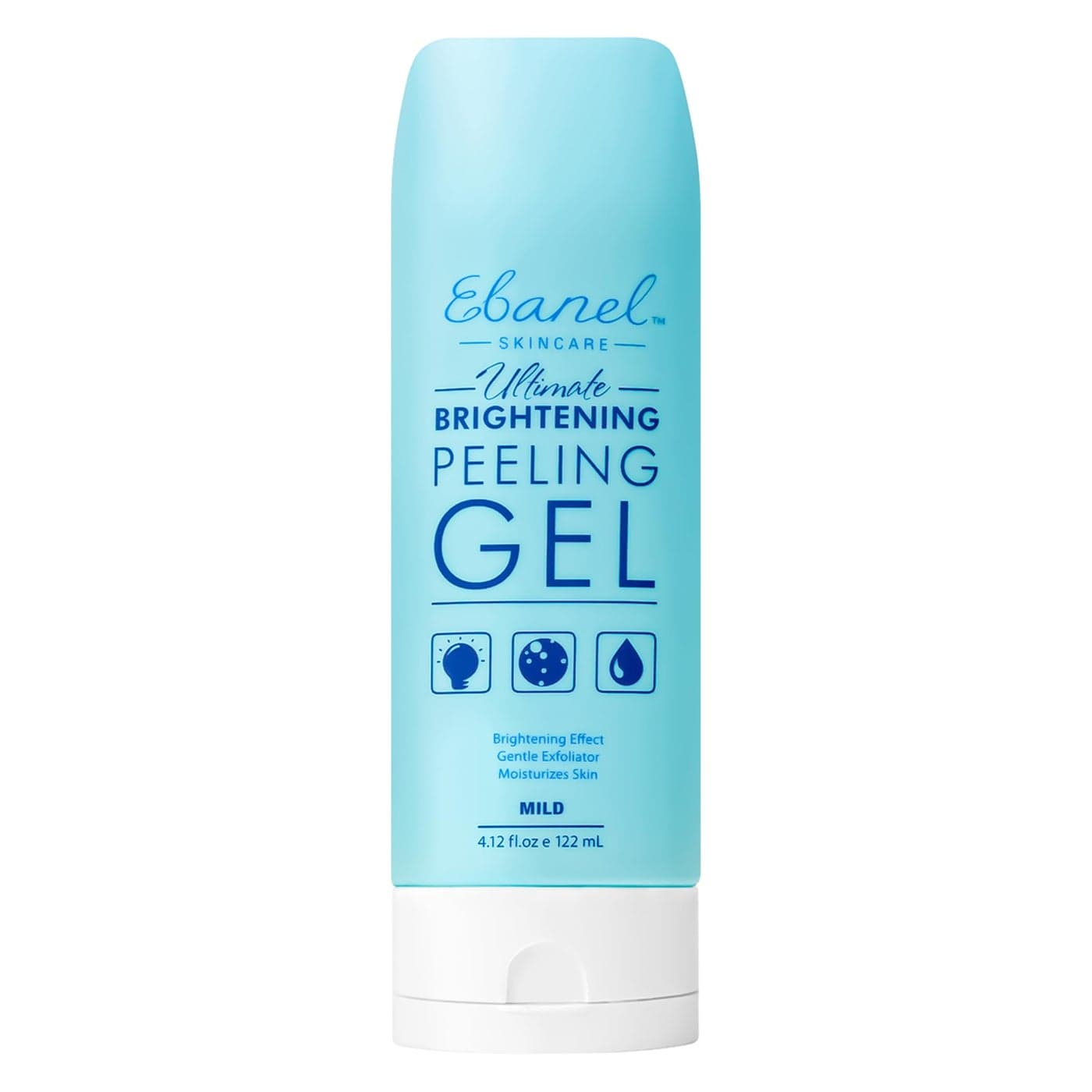 Ebanel Exfoliating Face Scrub Peeling Gel, Brightening Moisturizing Cleanser, Dead Skin Remover for Face, Exfoliating Facial Wash with Centella, Hyaluronic Acid, Vitamin C & E