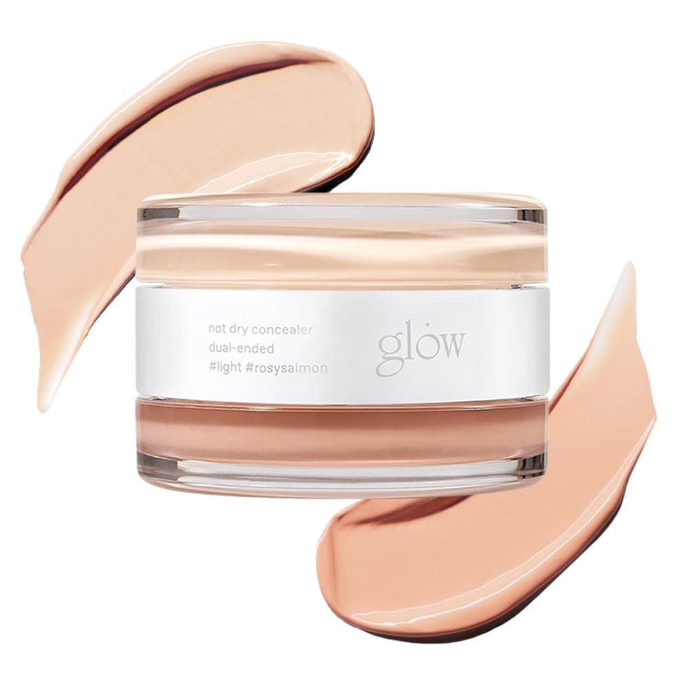 not dry concealer light rosysalmon VeganFree hypoallergenic premium dualended concealer expertly crafted to flawlessly cover blemishes and dark circles 04 Oz