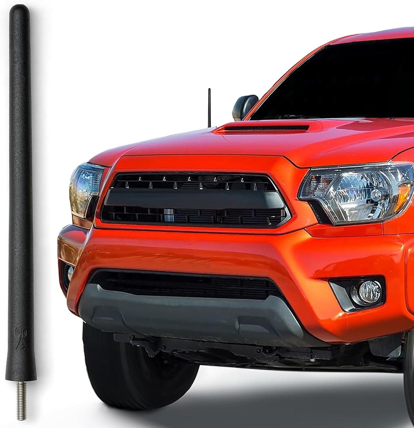 AntennaMastsRus 6 3/4" Short Custom Rubber Antenna for 1995-2015 Toyota Tacoma