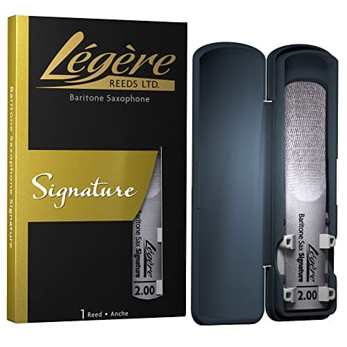 Légère Reeds - Baritone Saxophone Reed, Signature, Strength 2.00 (BSG2.00) - Premium Synthetic Woodwind Reed