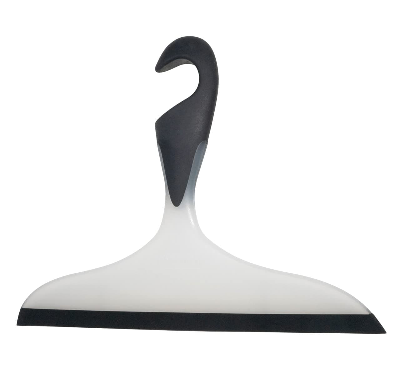 WENKO 18752100 Bathroom Squeegee Loano Black for Bath and Shower Plastic Black